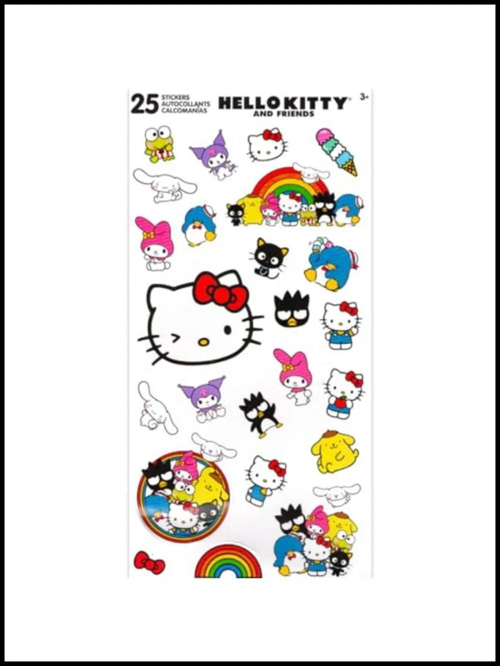 Sanrio Hello Kitty Backpack with Lunch Box Set for Kids School Insulated Kuromi